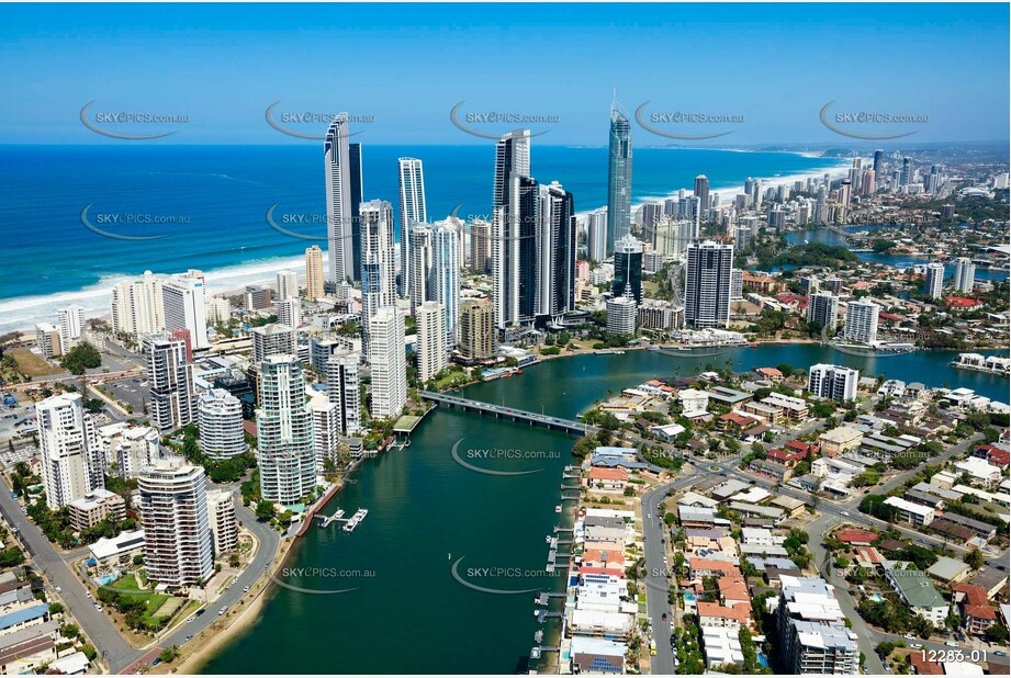 Chevron Island & Surfers Paradise QLD QLD Aerial Photography