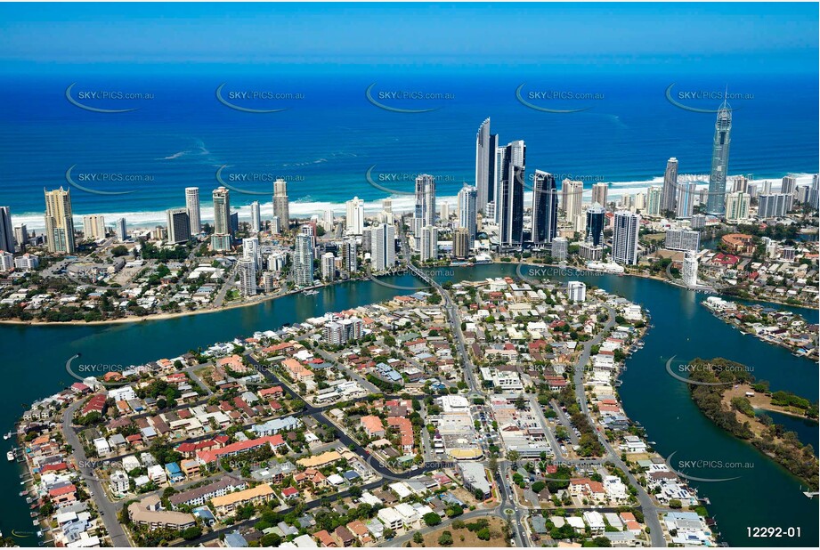 Chevron Island & Surfers Paradise QLD QLD Aerial Photography