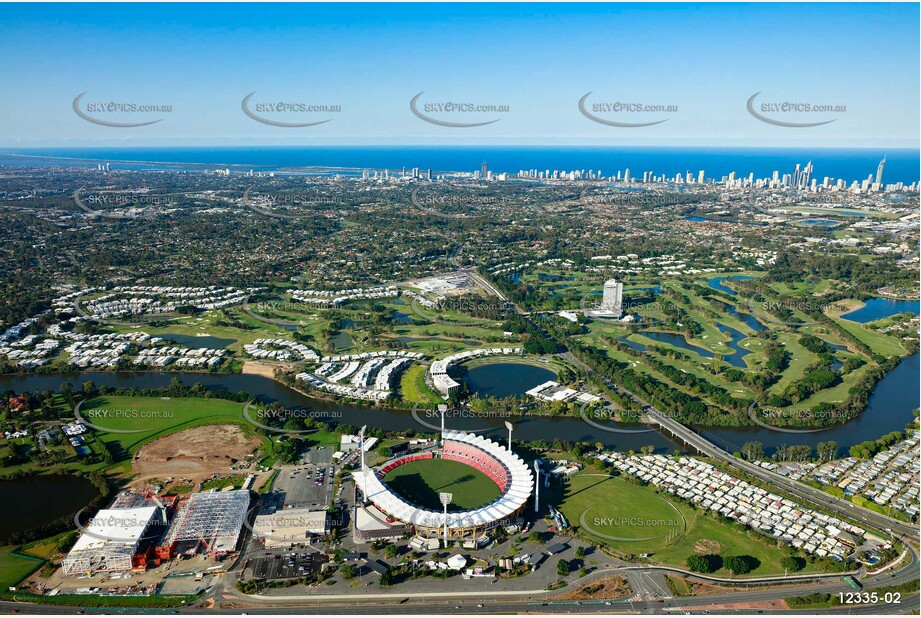 Metricon Stadium - Carrara Gold Coast QLD Aerial Photography