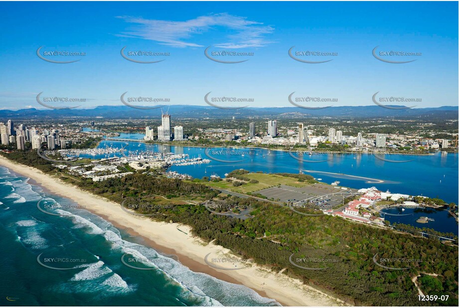 Aerial Photo Main Beach QLD 4217 QLD Aerial Photography