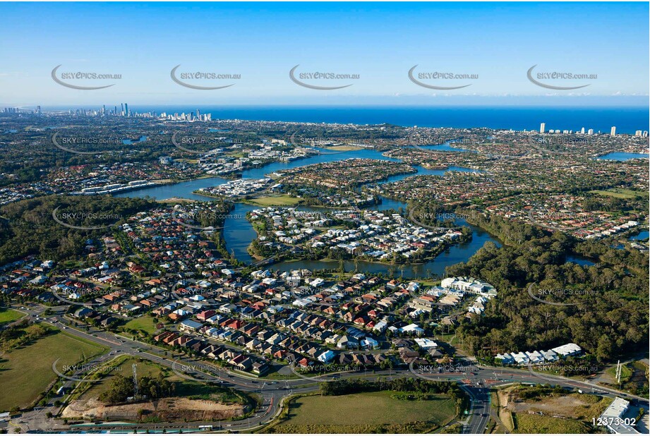 Aerial Photo Varsity Lakes QLD 4227 QLD Aerial Photography