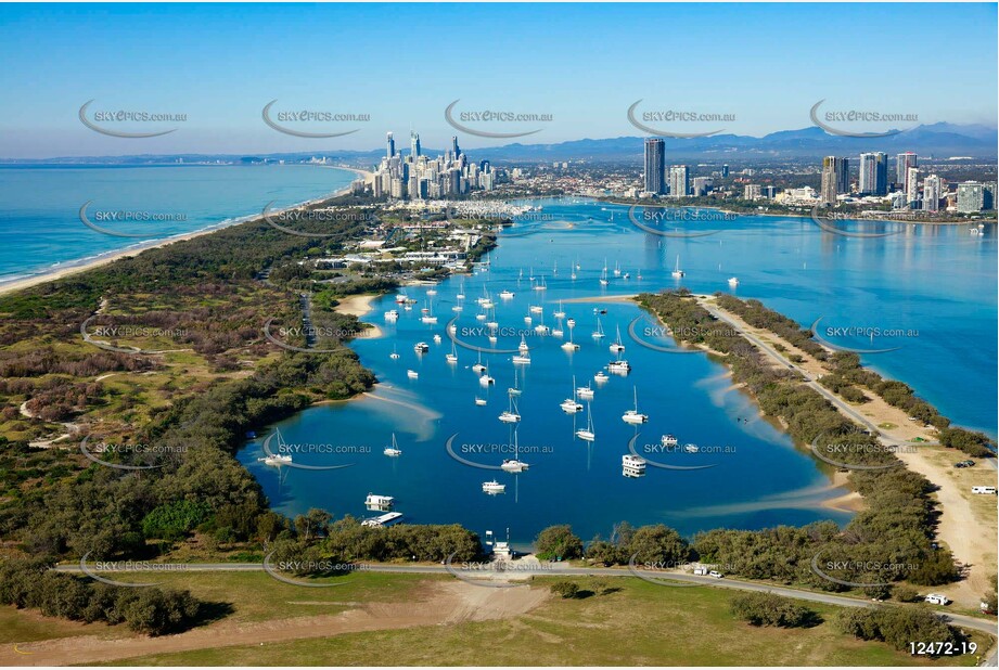 Marine Stadium - Gold Coast Spit QLD Aerial Photography