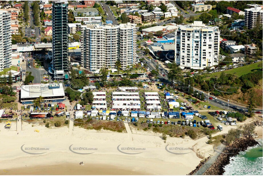 Cooly Rocks On - Coolangatta QLD QLD Aerial Photography