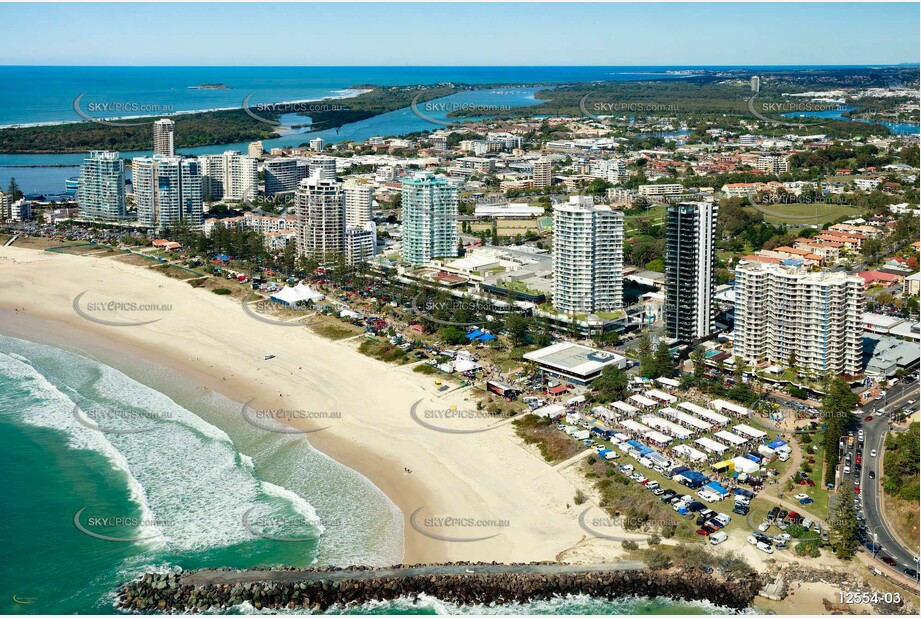 Cooly Rocks On - Coolangatta QLD QLD Aerial Photography