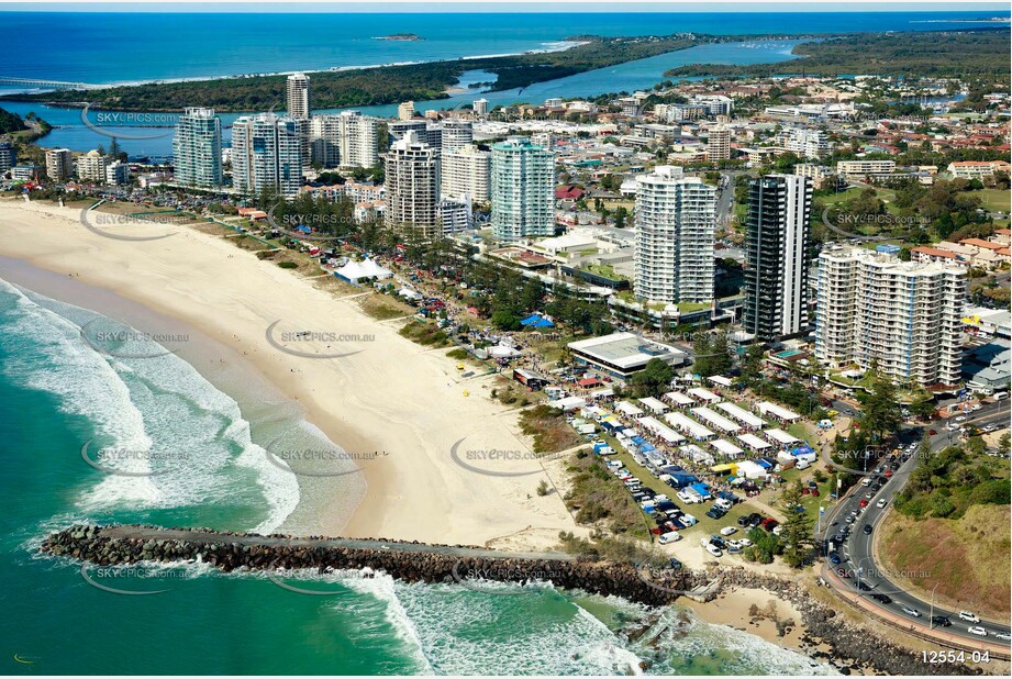 Cooly Rocks On - Coolangatta QLD QLD Aerial Photography