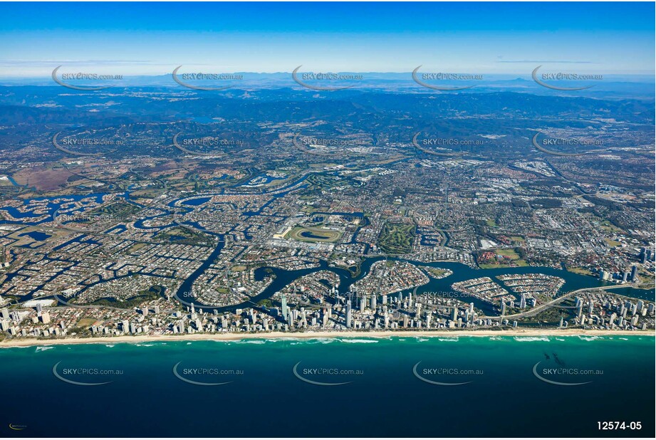 Surfers Paradise from 7000ft QLD Aerial Photography