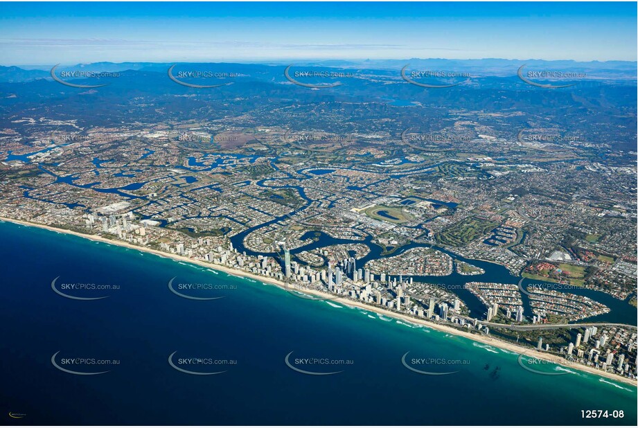 Surfers Paradise from 7000ft QLD Aerial Photography