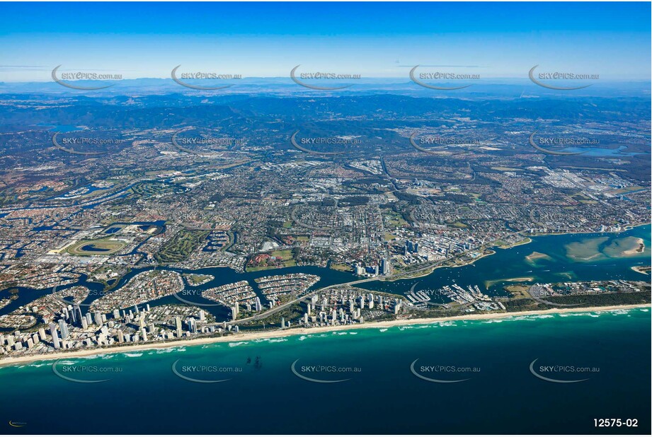 Main Beach from 7000ft QLD Aerial Photography