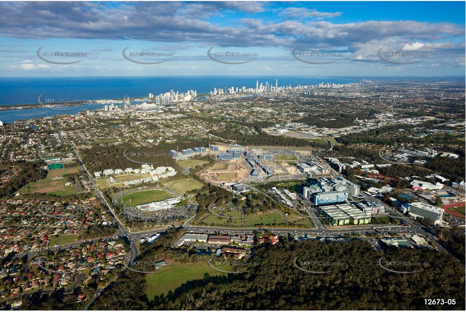 Gold Coast University Hospital and Surrounds QLD Aerial Photography