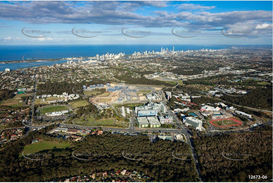 Gold Coast University Hospital and Surrounds QLD Aerial Photography