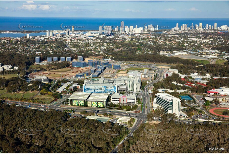 Gold Coast University Hospital and Surrounds QLD Aerial Photography