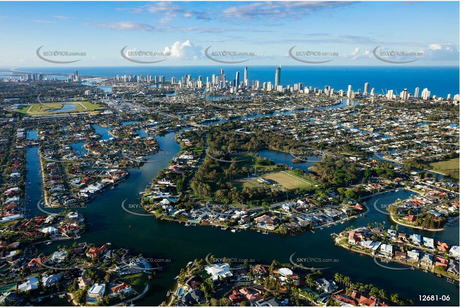 Albert Park - Broadbeach Waters QLD 4218 QLD Aerial Photography