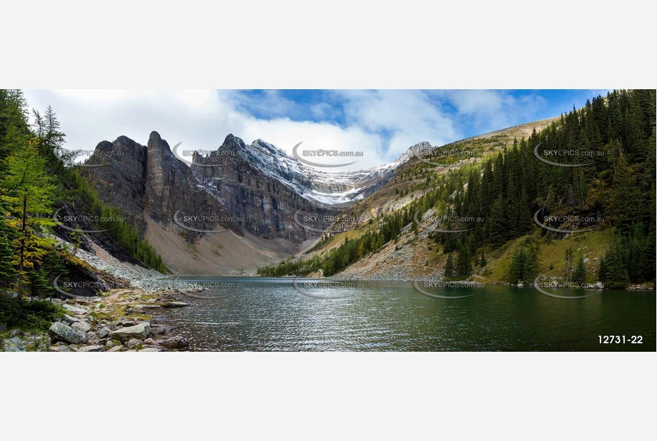 Lake Agnes Aerial Photography