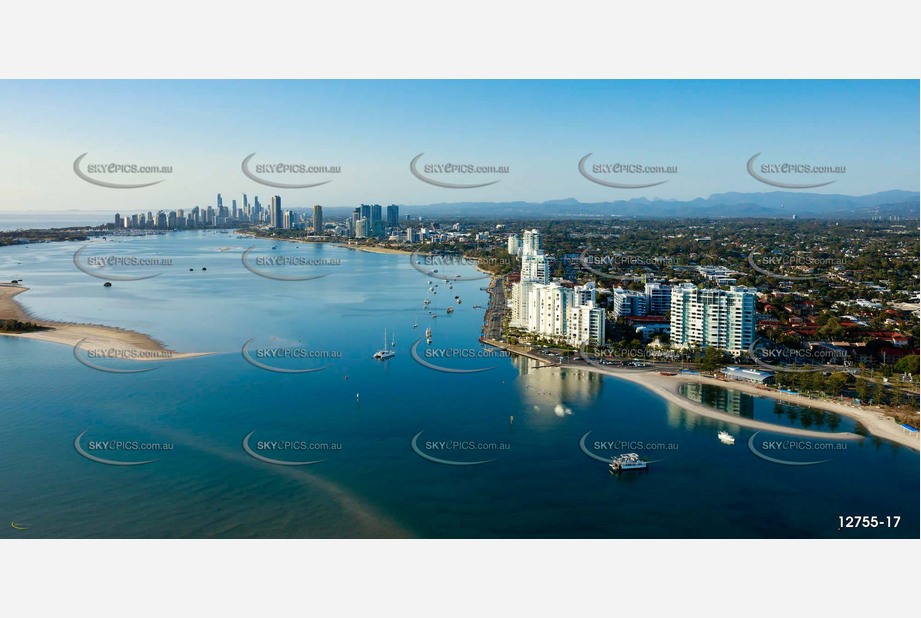 Marine Parade - Labrador Gold Coast QLD Aerial Photography