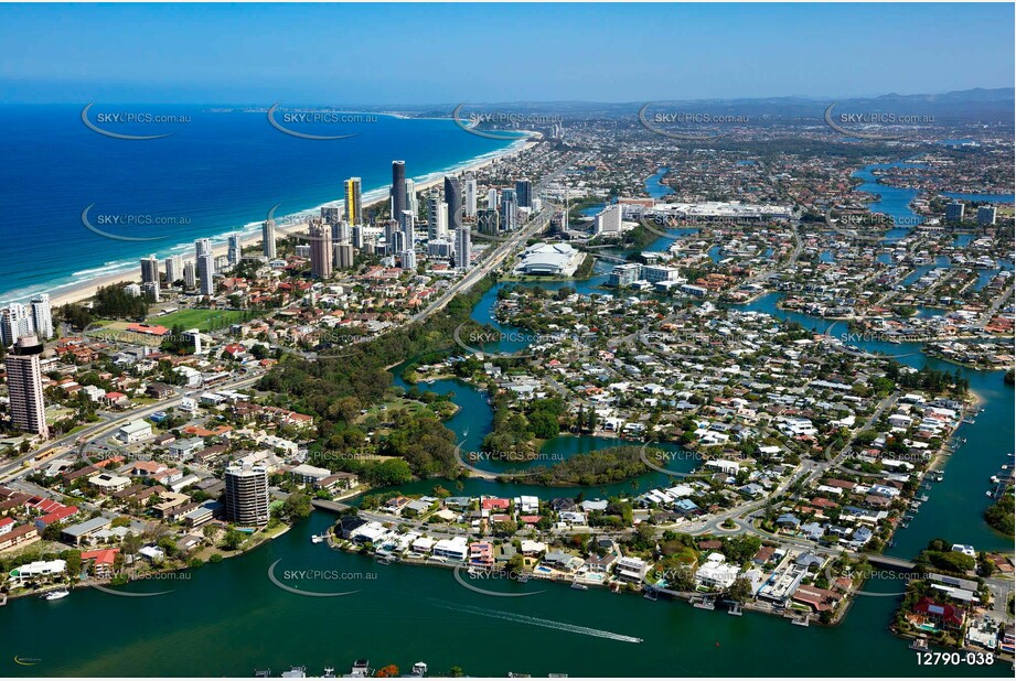 Broadbeach Waters QLD 4218 QLD Aerial Photography