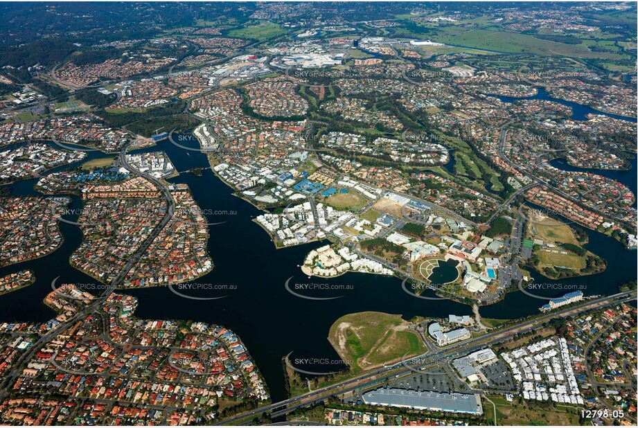 Varsity Lakes from 4000ft QLD Aerial Photography