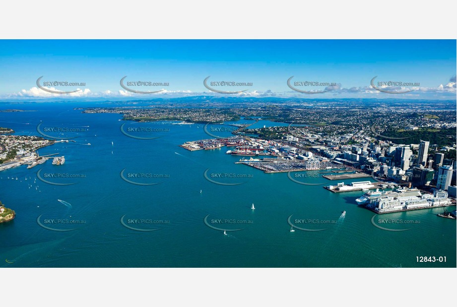 Waitemata Harbour Auckland NZ Aerial Photography