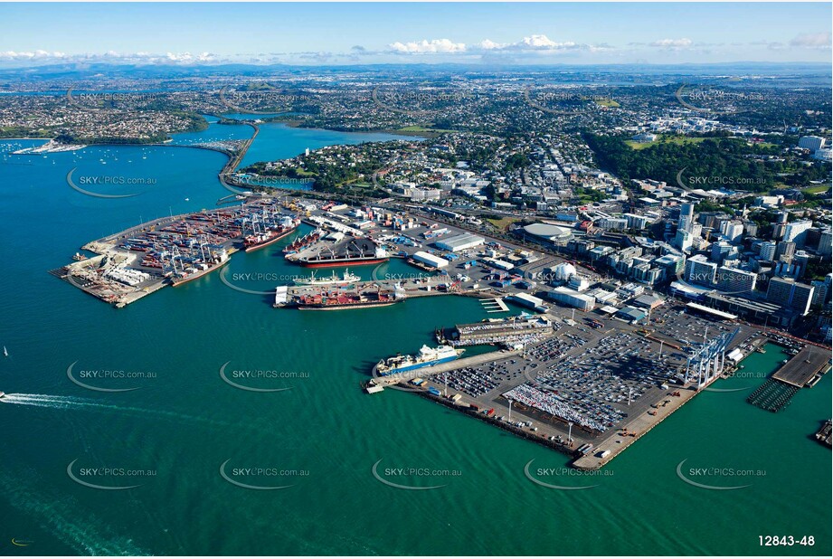 Aerial Photo Port of Auckland Aerial Photography