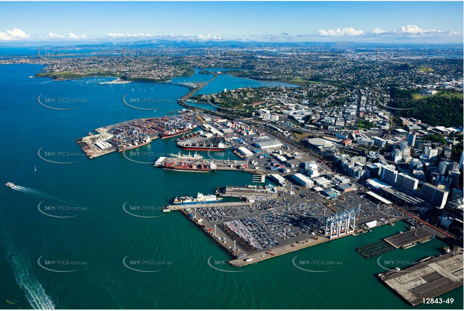 Aerial Photo Port of Auckland Aerial Photography