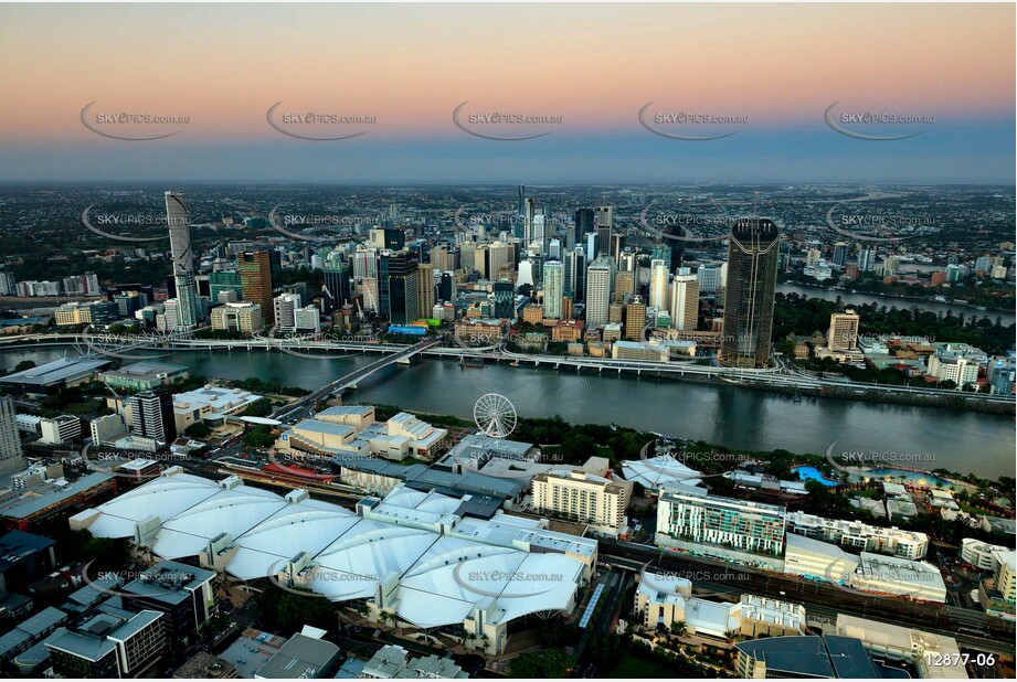 South Brisbane At Last Light QLD Aerial Photography