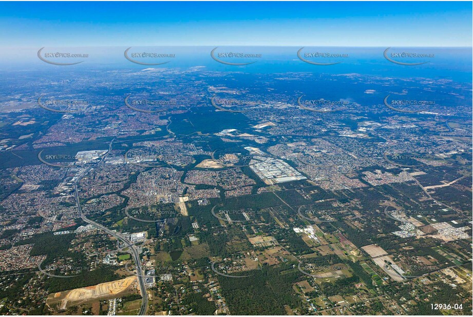 Park Ridge from 9000ft above sea level QLD Aerial Photography