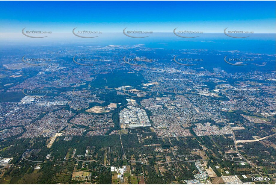 Park Ridge from 9000ft above sea level QLD Aerial Photography