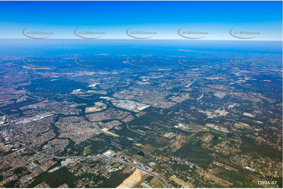 Park Ridge from 9000ft above sea level QLD Aerial Photography