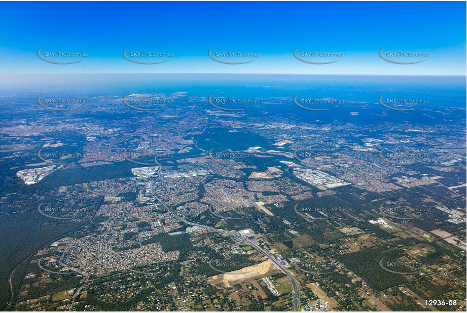 Park Ridge from 9000ft above sea level QLD Aerial Photography