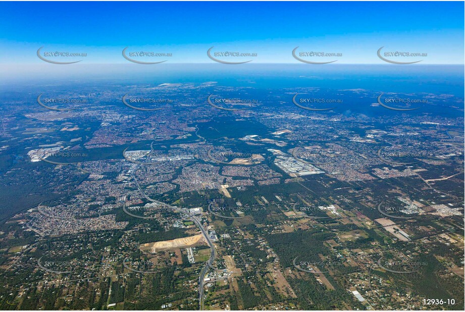 Park Ridge from 9000ft above sea level QLD Aerial Photography