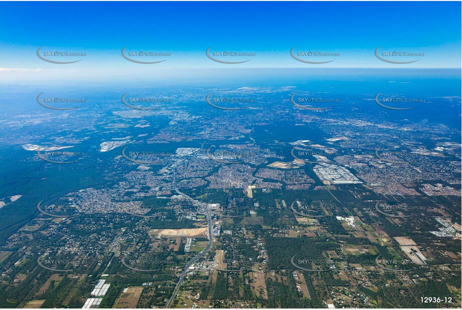 Park Ridge from 9000ft above sea level QLD Aerial Photography