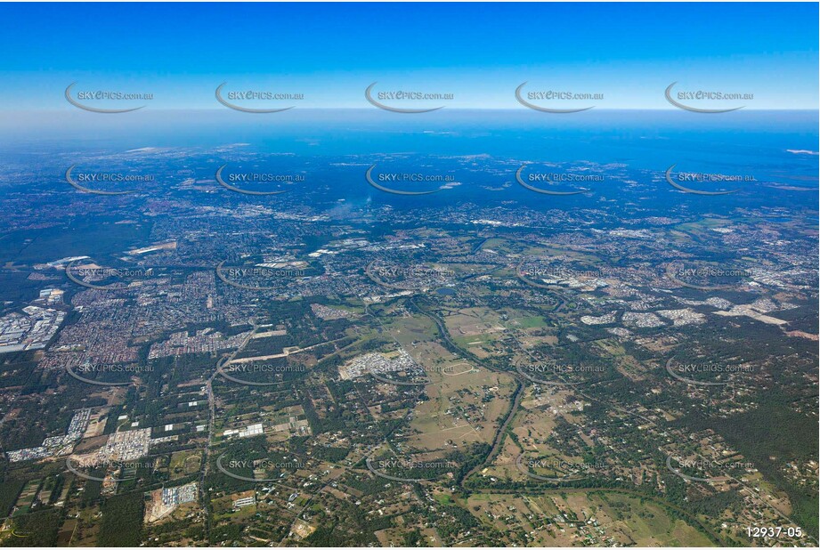 Logan Reserve from 9000ft above sea level QLD Aerial Photography