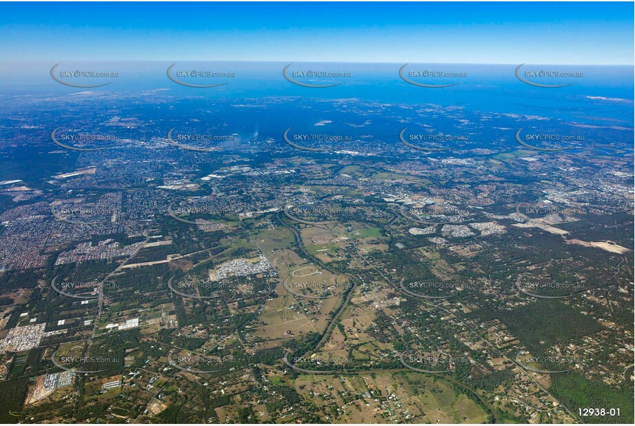 Over looking Buccan from 9000ft QLD Aerial Photography