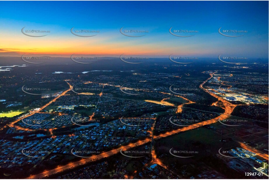 Murrumba Downs At Dusk QLD Aerial Photography