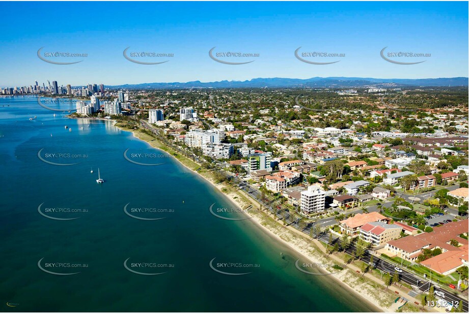 Marine Parade Biggera Waters Gold Coast QLD Aerial Photography