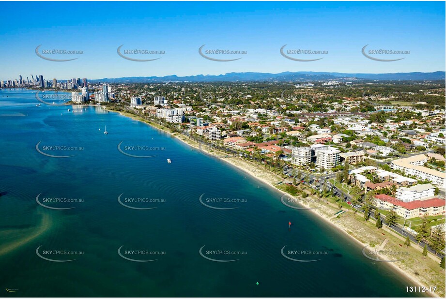 Marine Parade Biggera Waters Gold Coast QLD Aerial Photography