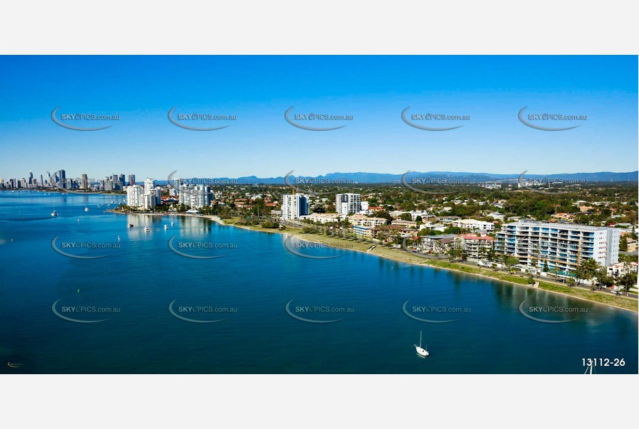 Marine Parade Biggera Waters Gold Coast QLD Aerial Photography