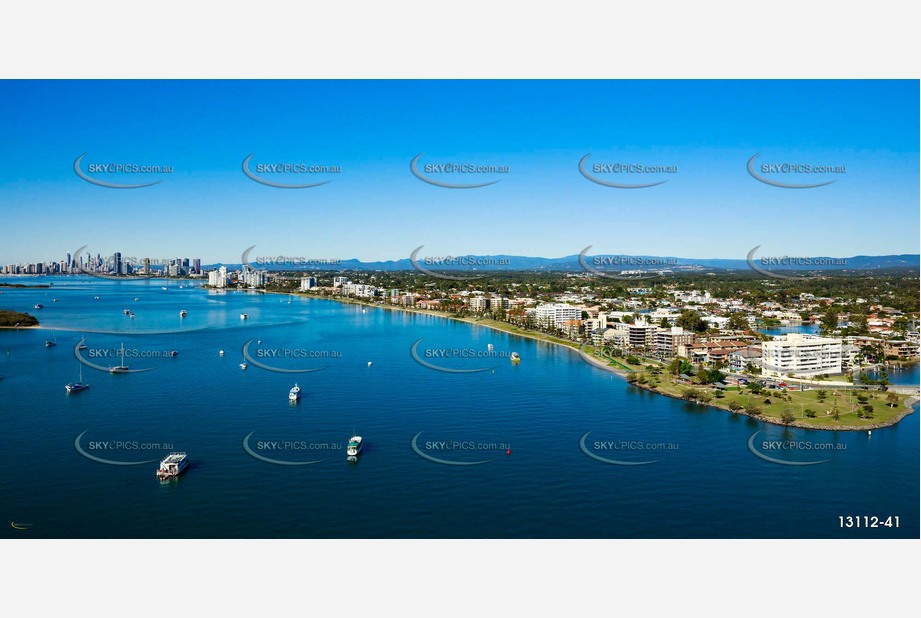 Marine Parade Biggera Waters Gold Coast QLD Aerial Photography