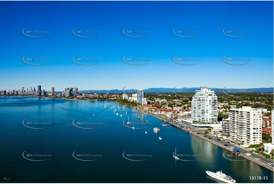 Marine Parade Labrador Gold Coast QLD Aerial Photography