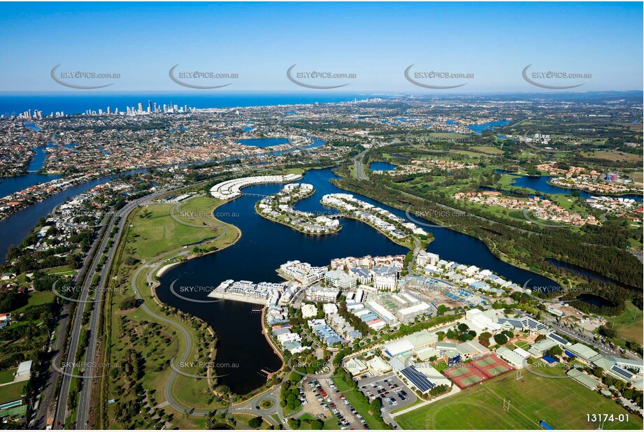 Emerald Lakes - Carrara Gold Coast QLD Aerial Photography