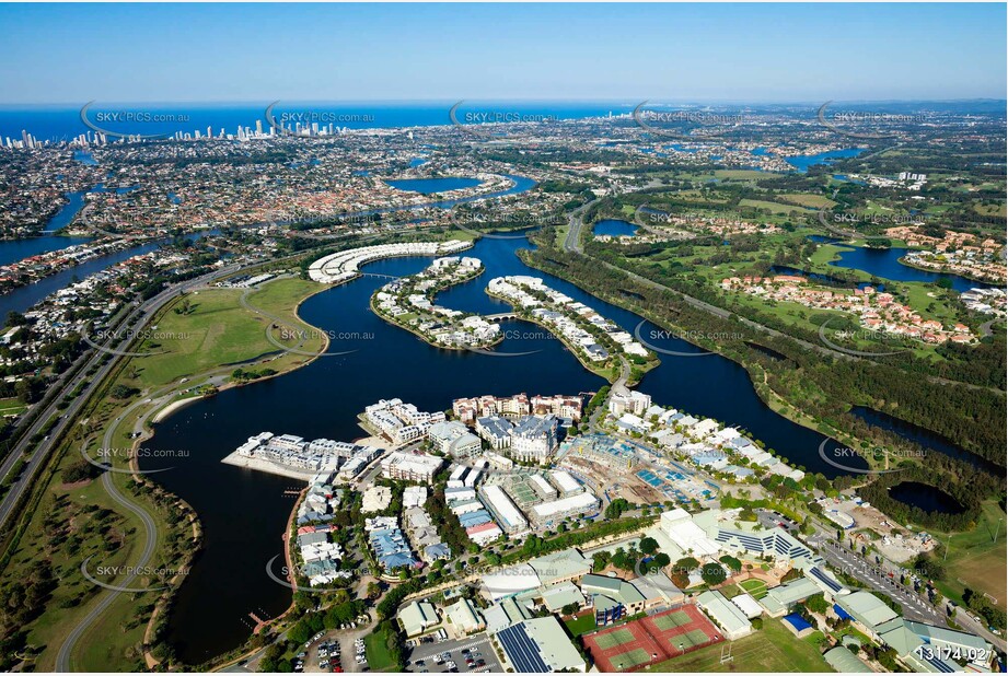 Emerald Lakes - Carrara Gold Coast QLD Aerial Photography