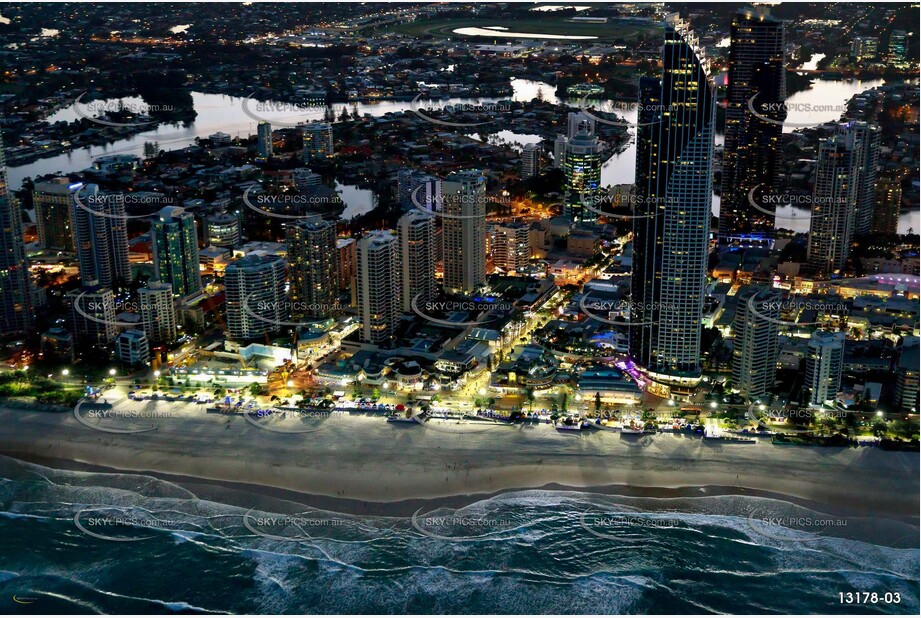 Surfers Paradise At Last Light QLD Aerial Photography