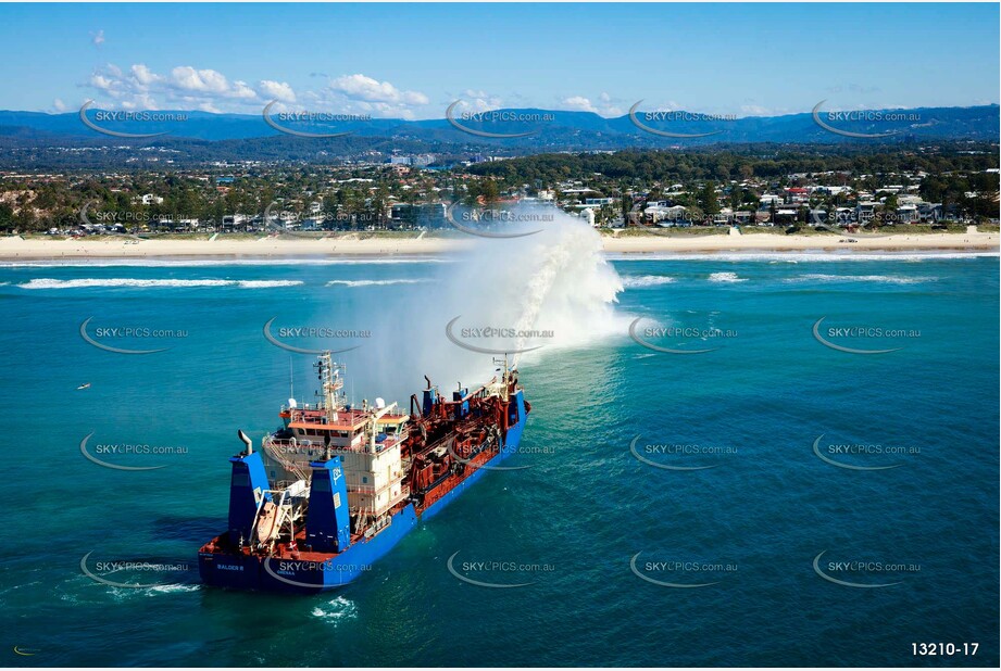 Balder R Rainbowing Sand at Miami Gold Coast QLD Aerial Photography