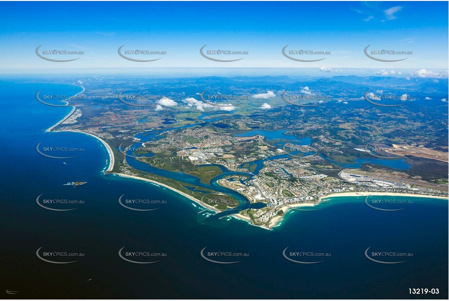 Coolangatta captured from 9000ft QLD Aerial Photography