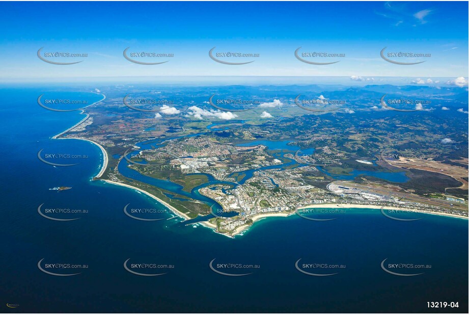 Coolangatta captured from 9000ft QLD Aerial Photography