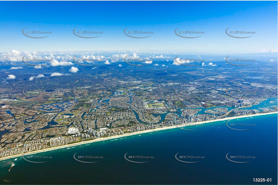 Surfers Paradise captured from around 7500ft QLD Aerial Photography