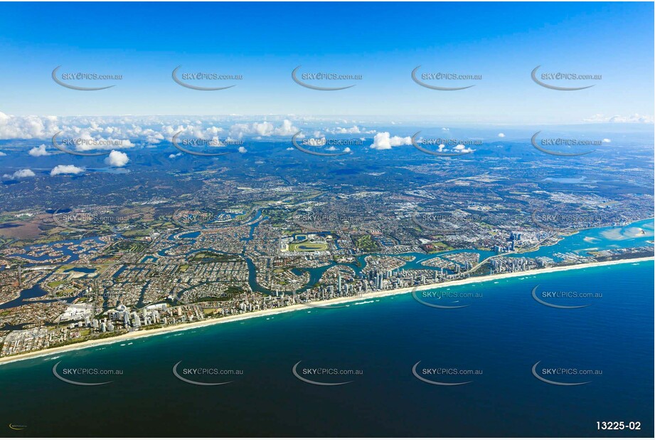 Surfers Paradise captured from around 7500ft QLD Aerial Photography