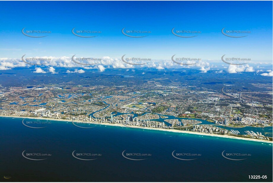 Surfers Paradise captured from around 7500ft QLD Aerial Photography