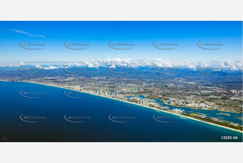 Surfers Paradise captured from around 5500ft QLD Aerial Photography