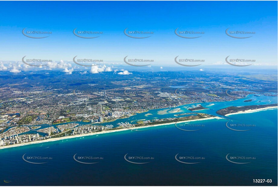 Main Beach captured from around 6900ft QLD Aerial Photography