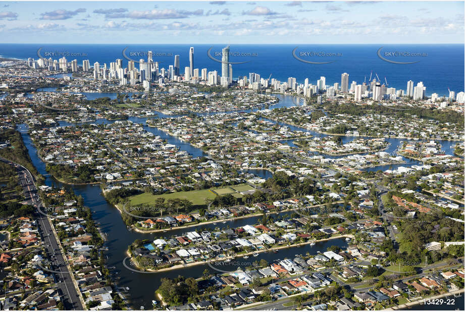 Aerial Photo Broadbeach Waters QLD Aerial Photography